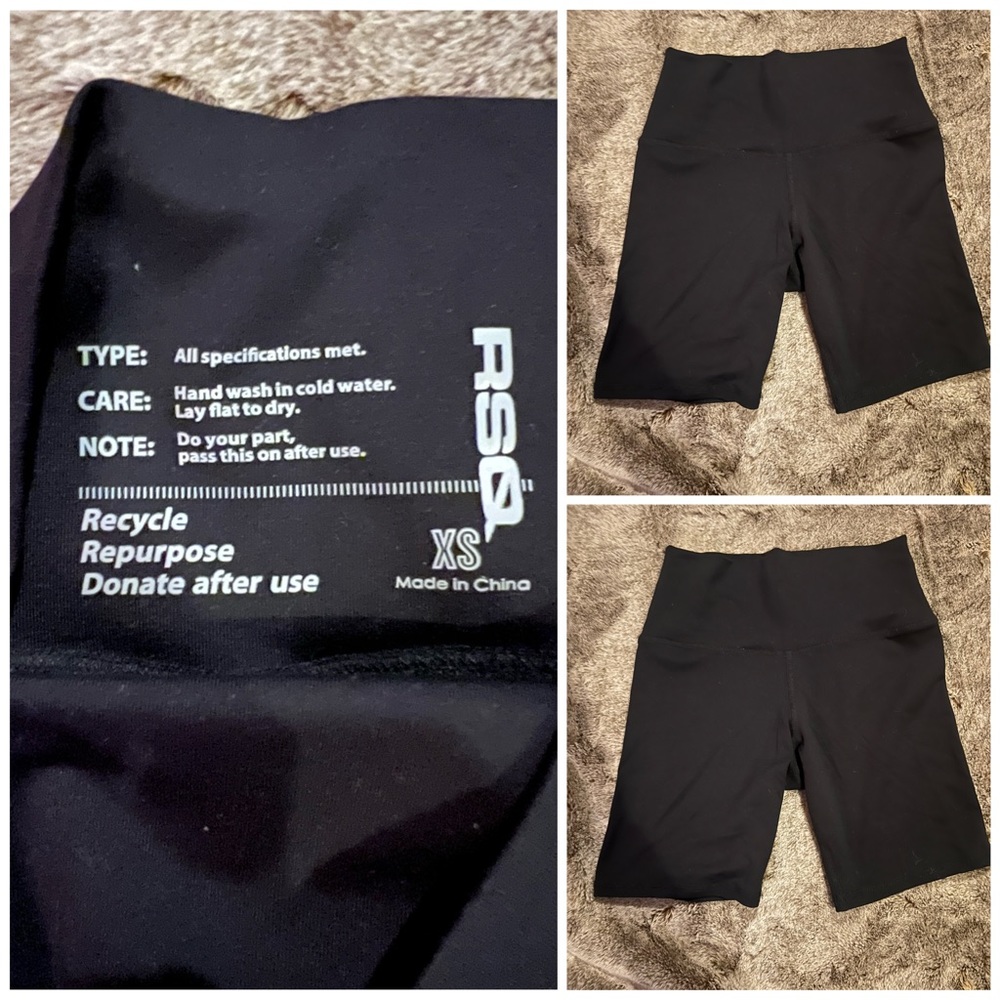 RSQ Stretchy Black Shorts